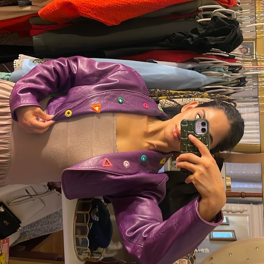 Firenze Santa Barbara Vintage Purple bolero jacket